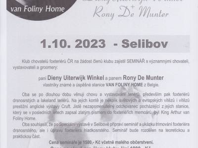Seminář na téma úprava foxteriérů a lakeland teriérů
